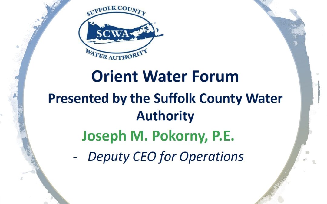 Suffolk County Water Authority Orient Pipeline Plan – Oct. 2025